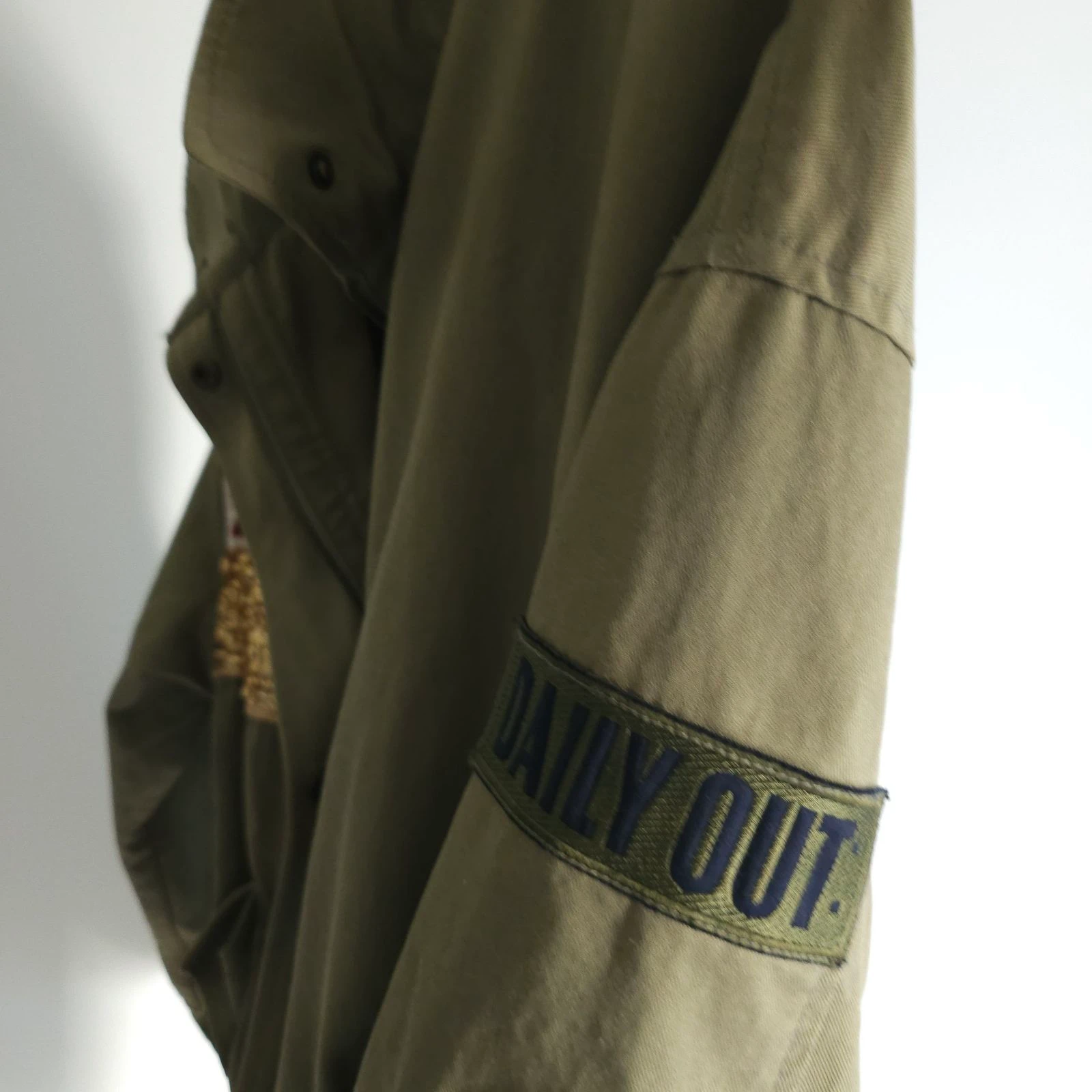 Jucy Judy Koreaanse modetrench kaki leger – photo 8